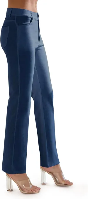 Prolific Health Women's Jean Denim Look Jeggings Straight Leg Many Colors Spandex Leggings Pants S-XXXL
