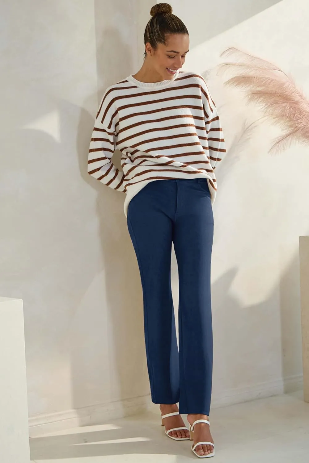Prolific Health Women's Jean Denim Look Jeggings Straight Leg Many Colors Spandex Leggings Pants S-XXXL