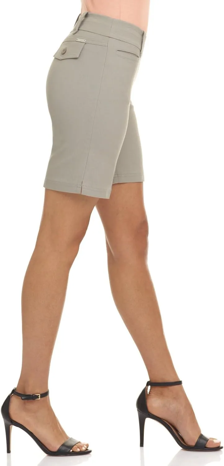 Rekucci Women's Ease into Comfort Perfection Modern Office Short
