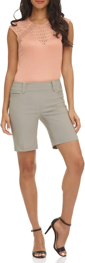 Rekucci Women's Ease into Comfort Perfection Modern Office Short