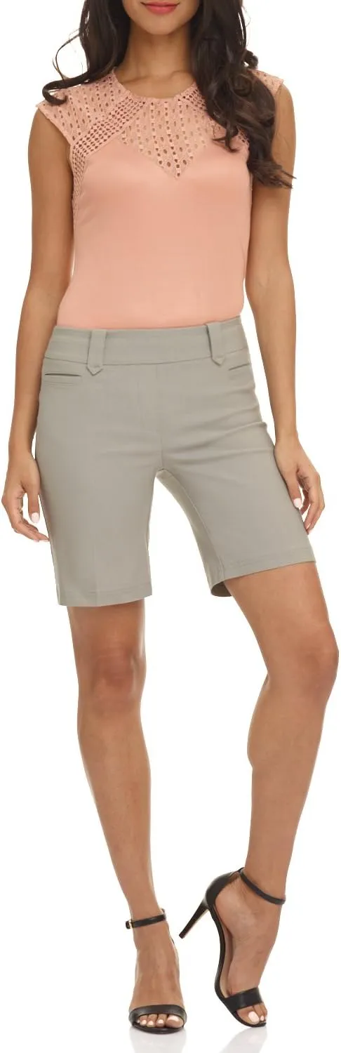 Rekucci Women's Ease into Comfort Perfection Modern Office Short
