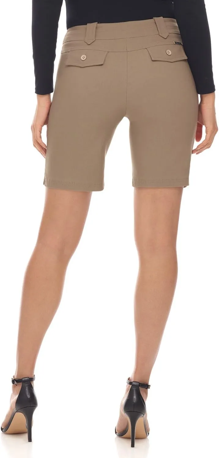 Rekucci Women's Ease into Comfort Perfection Modern Office Short