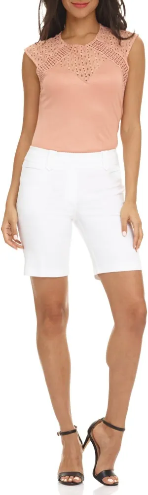 Rekucci Women's Ease into Comfort Perfection Modern Office Short