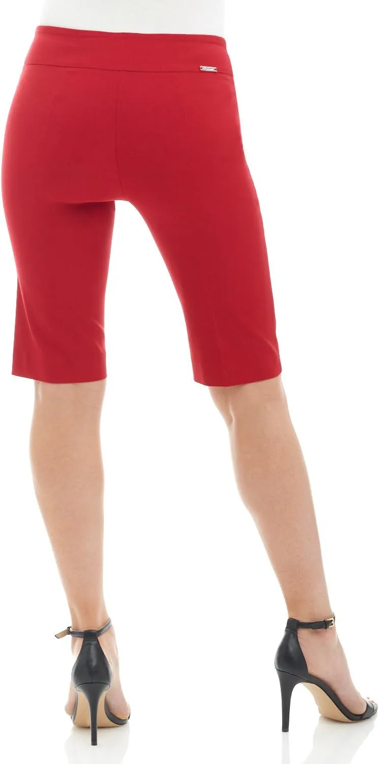 Rekucci Women's Ease into Comfort Pull-On Modern City Shorts