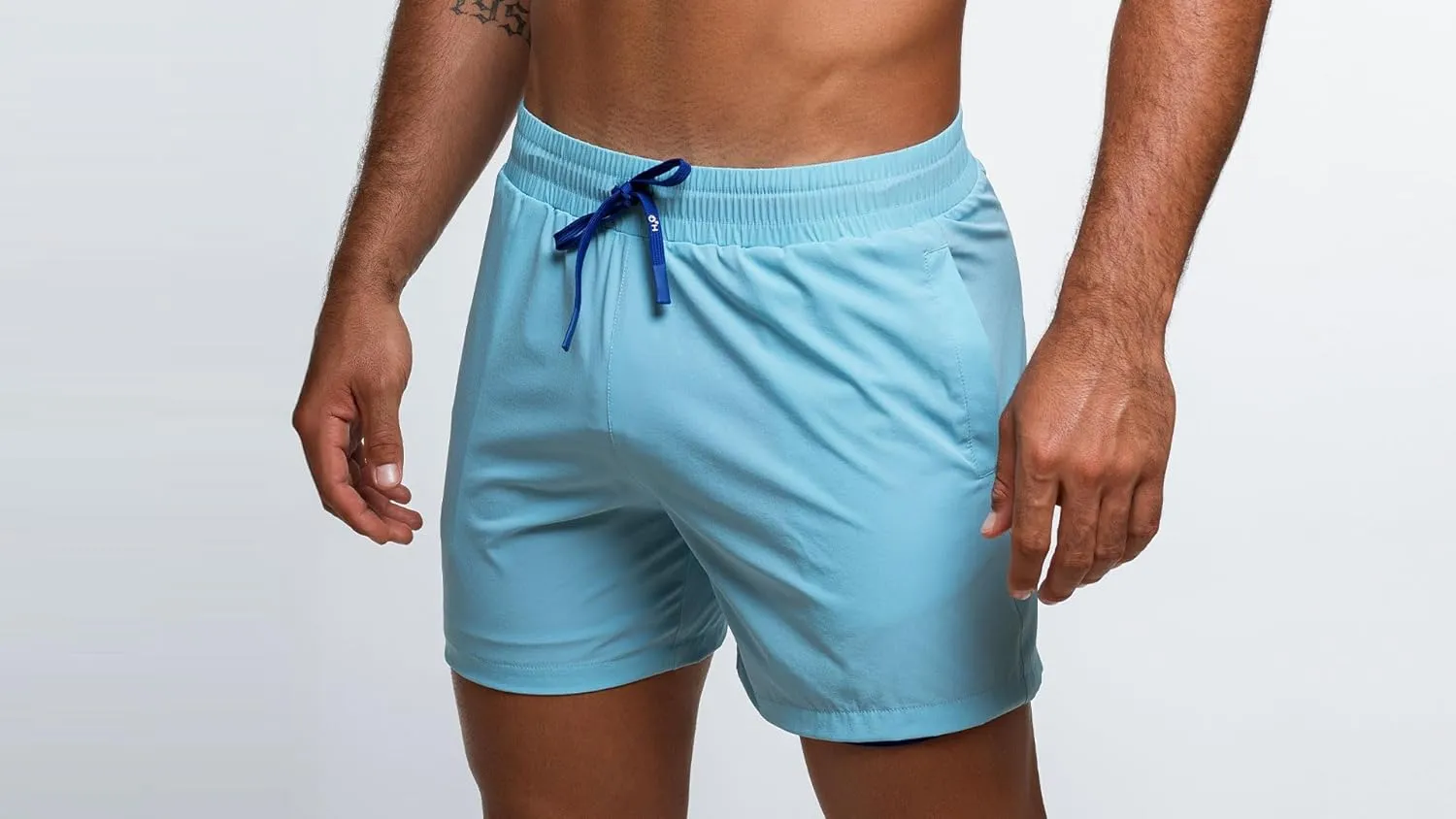 Rounderbum Mens Swimwear | Beach Shorts | Padded Technology | Quick Dry | Drawstring | Bathing Suits | Swim Shorts