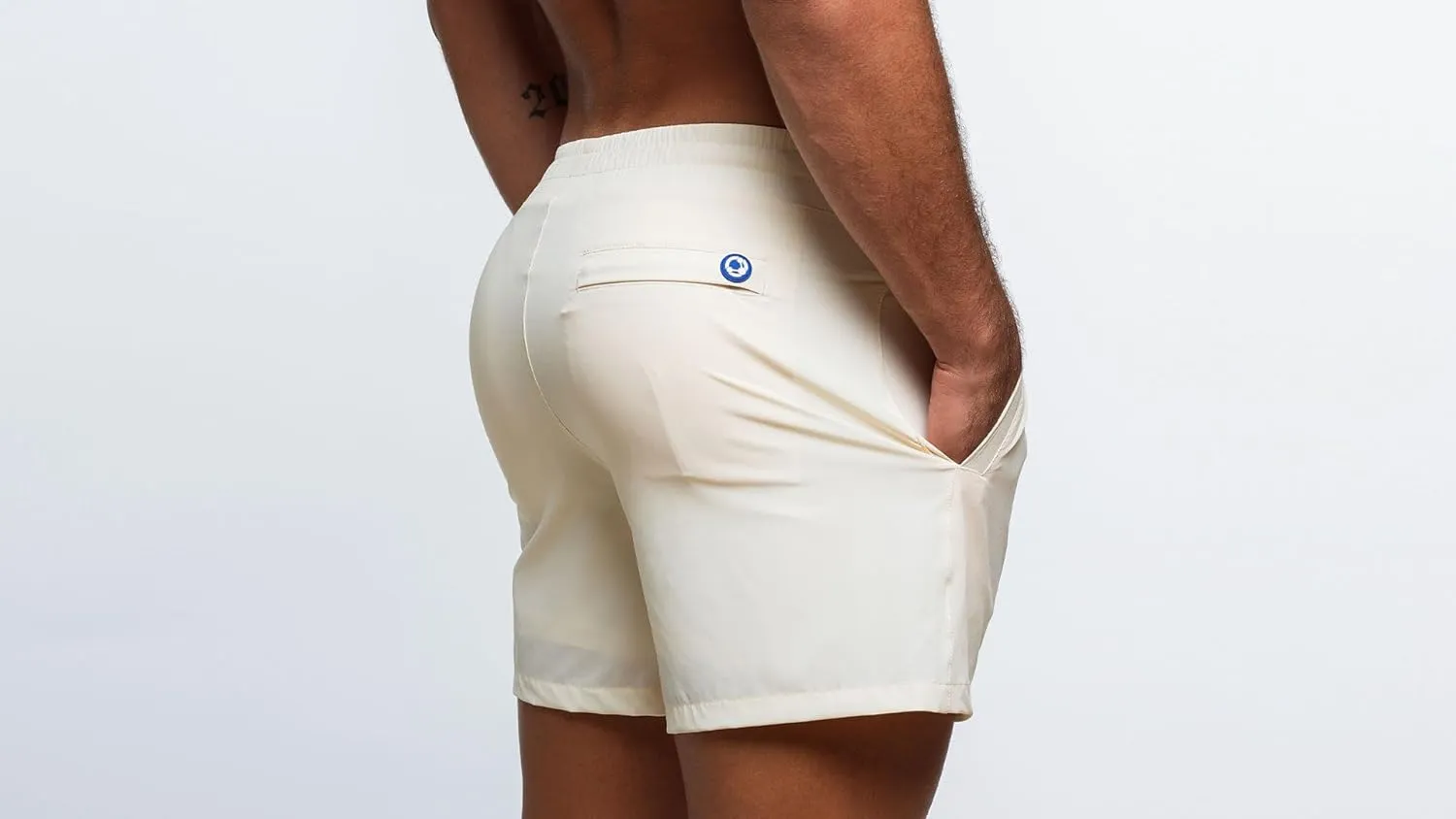 Rounderbum Mens Swimwear | Beach Shorts | Padded Technology | Quick Dry | Drawstring | Bathing Suits | Swim Shorts