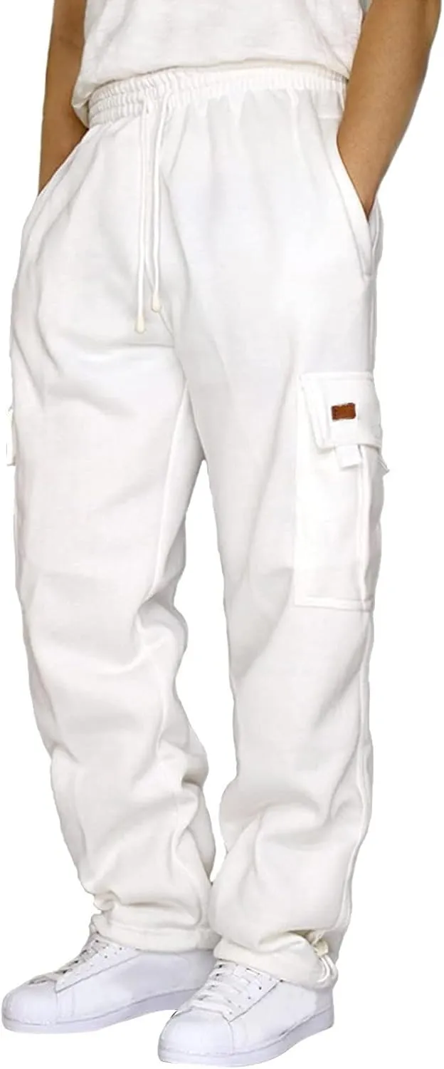 RTRDE Men's Cargo Pants Relaxed Fit Stretch with Pockets Casual Outdoor Work Hiking Long Trousers Pants, S-5XL