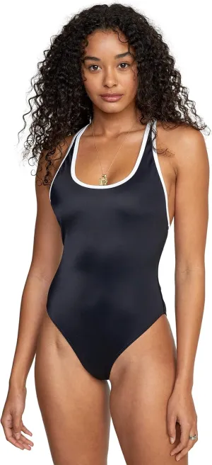 RVCA Women's Standard Cheeky One Piece Swimsuit