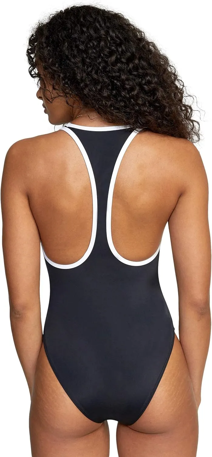 RVCA Women's Standard Cheeky One Piece Swimsuit