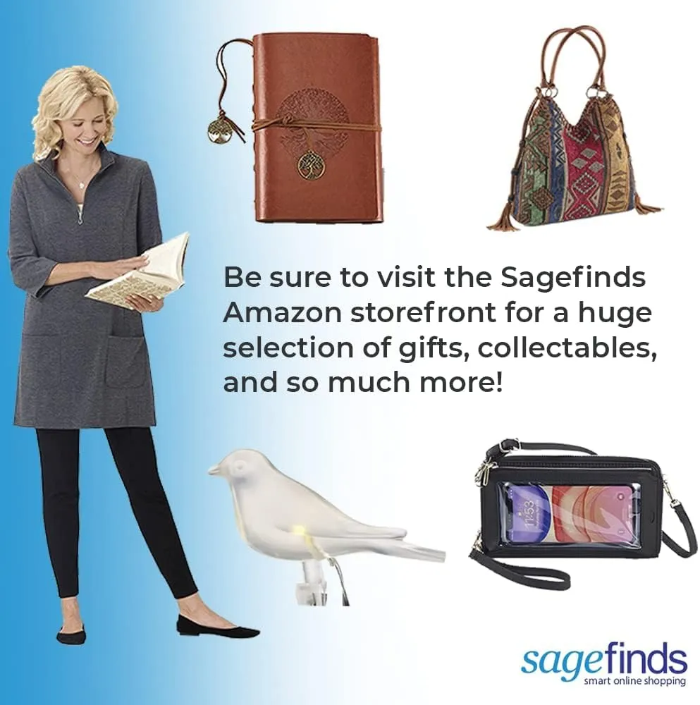 SAGEFINDS Womens Quilted Vest, Stand Collar, Lightweight Padded Vest with Zipper, Pockets and Adjustable Toggle Waist