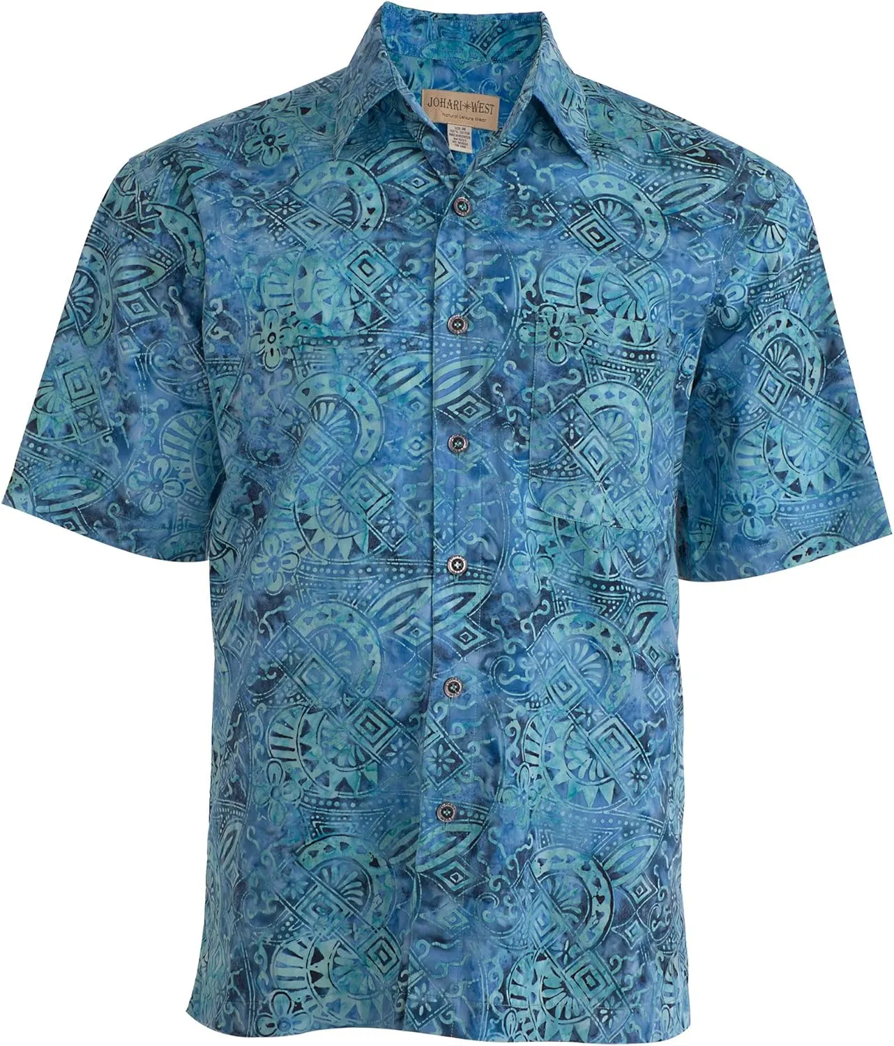 Samoan Surf Tropical Hawaiian Cotton Shirt