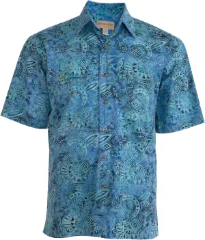 Samoan Surf Tropical Hawaiian Cotton Shirt