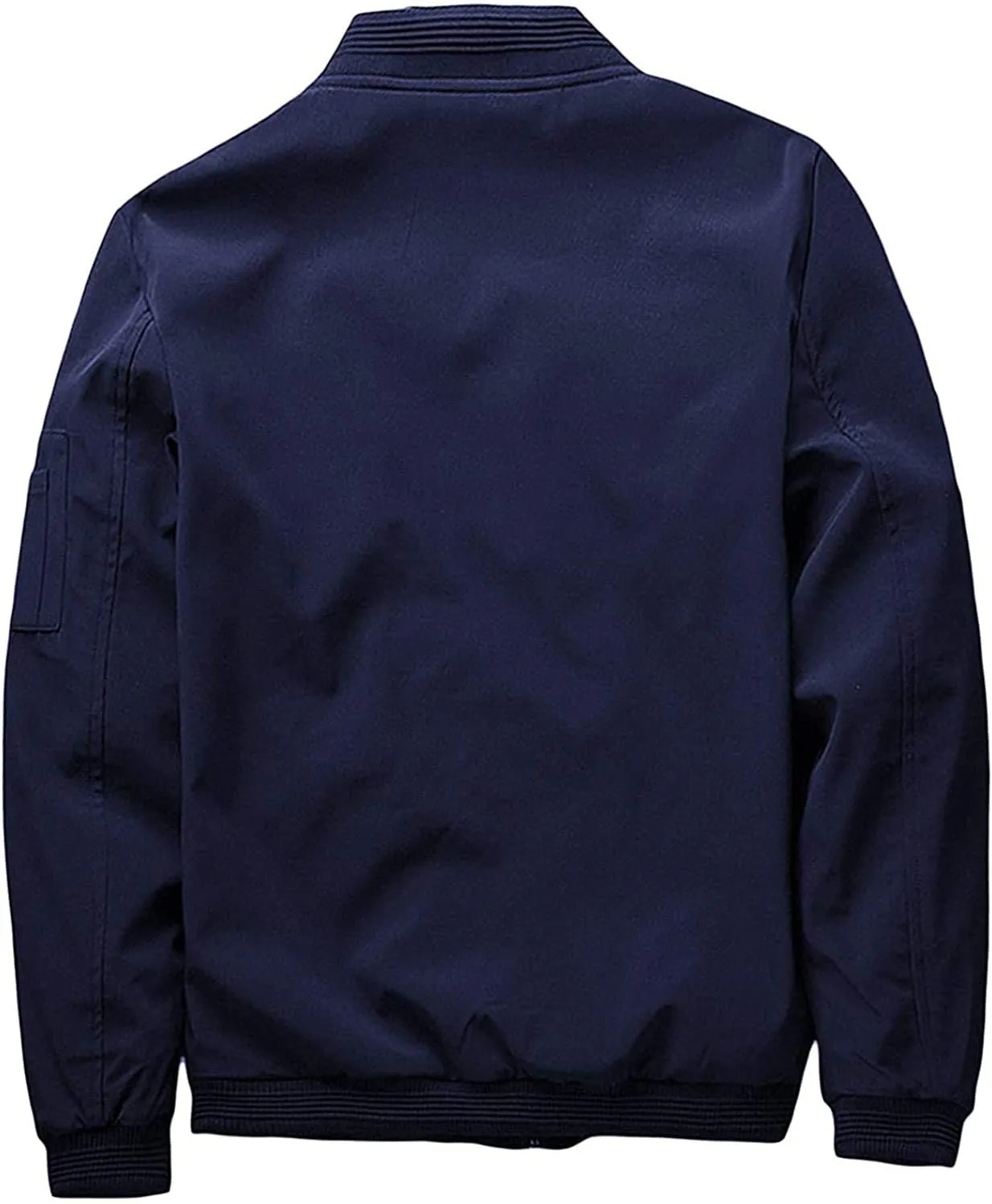 sandbank Men's Slim Fit Lightweight Softshell Flight Bomber Jacket Coat