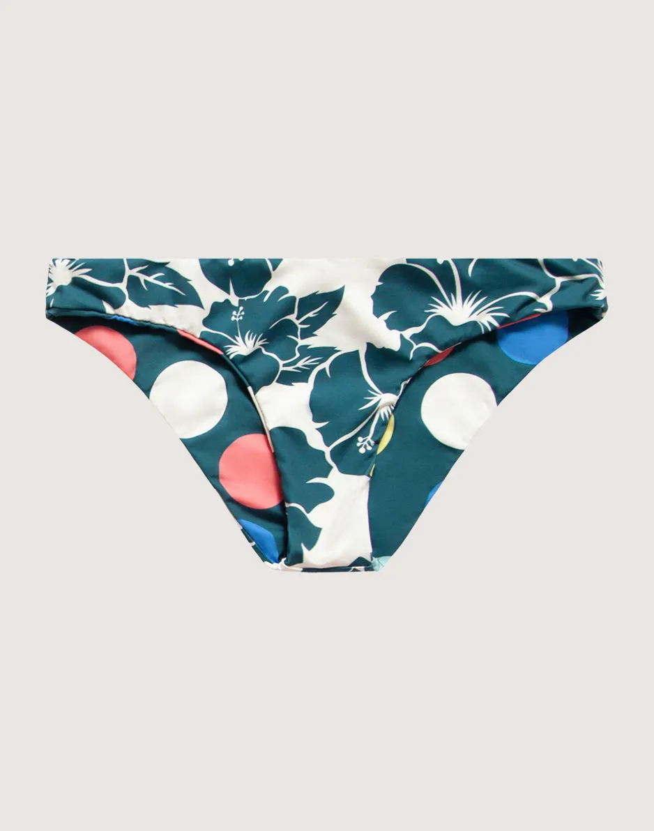 Sanitas Heritage Reversible Bottom: Hibiscus/Retro Dots - FINAL SALE