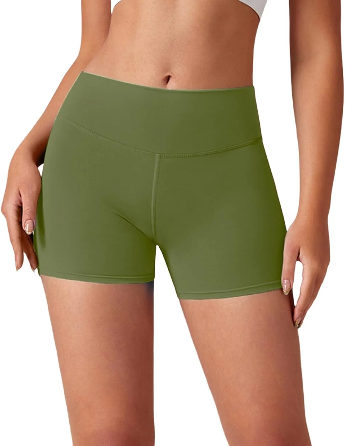 Scrunch Butt Lifting Shorts for Women High Waisted Workout Yoga Shorts Summer Athletic Pants with Pockets