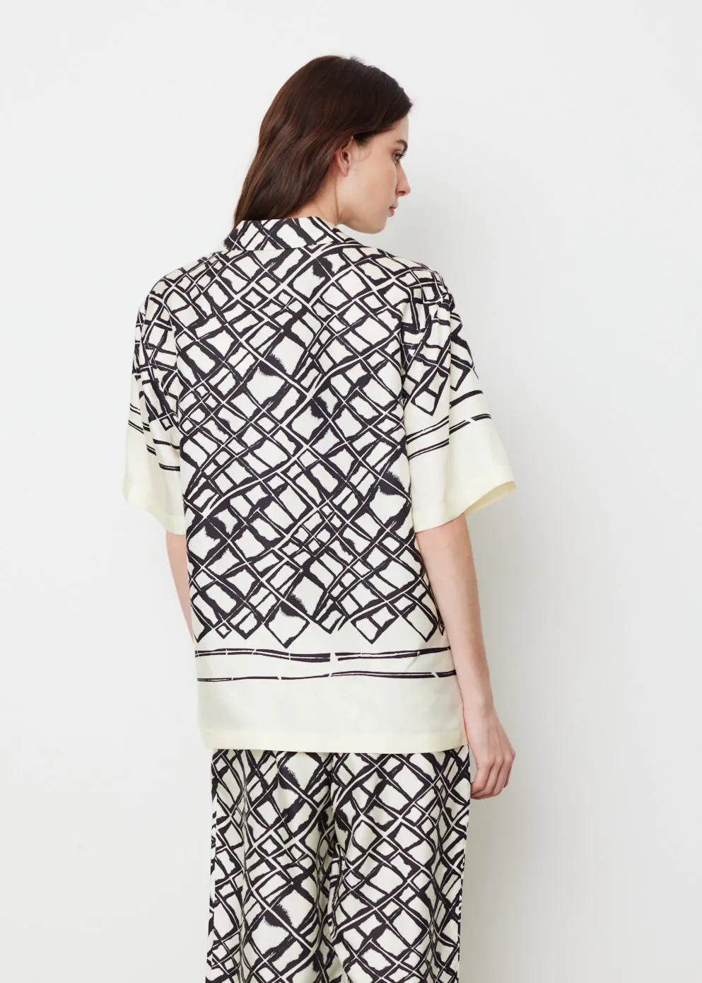Silk Labrynth Shirt