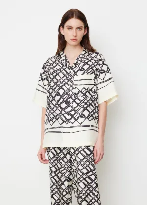 Silk Labrynth Shirt