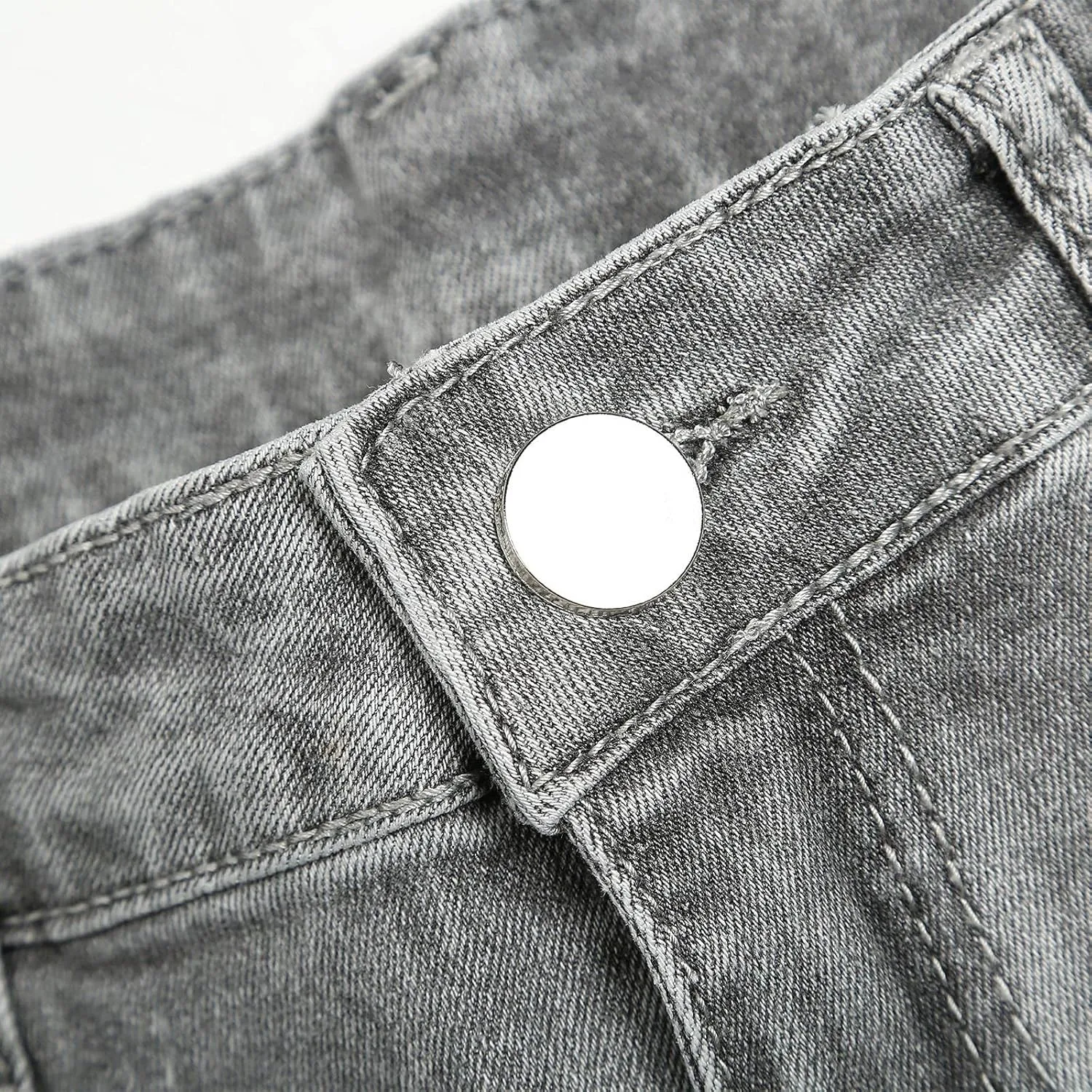 Skinny Jeans for Men Slim Fit Stretch Ripped Tapered Leg Fashion Jeans Distressed Destroyed Holes Skinny Denim Pants