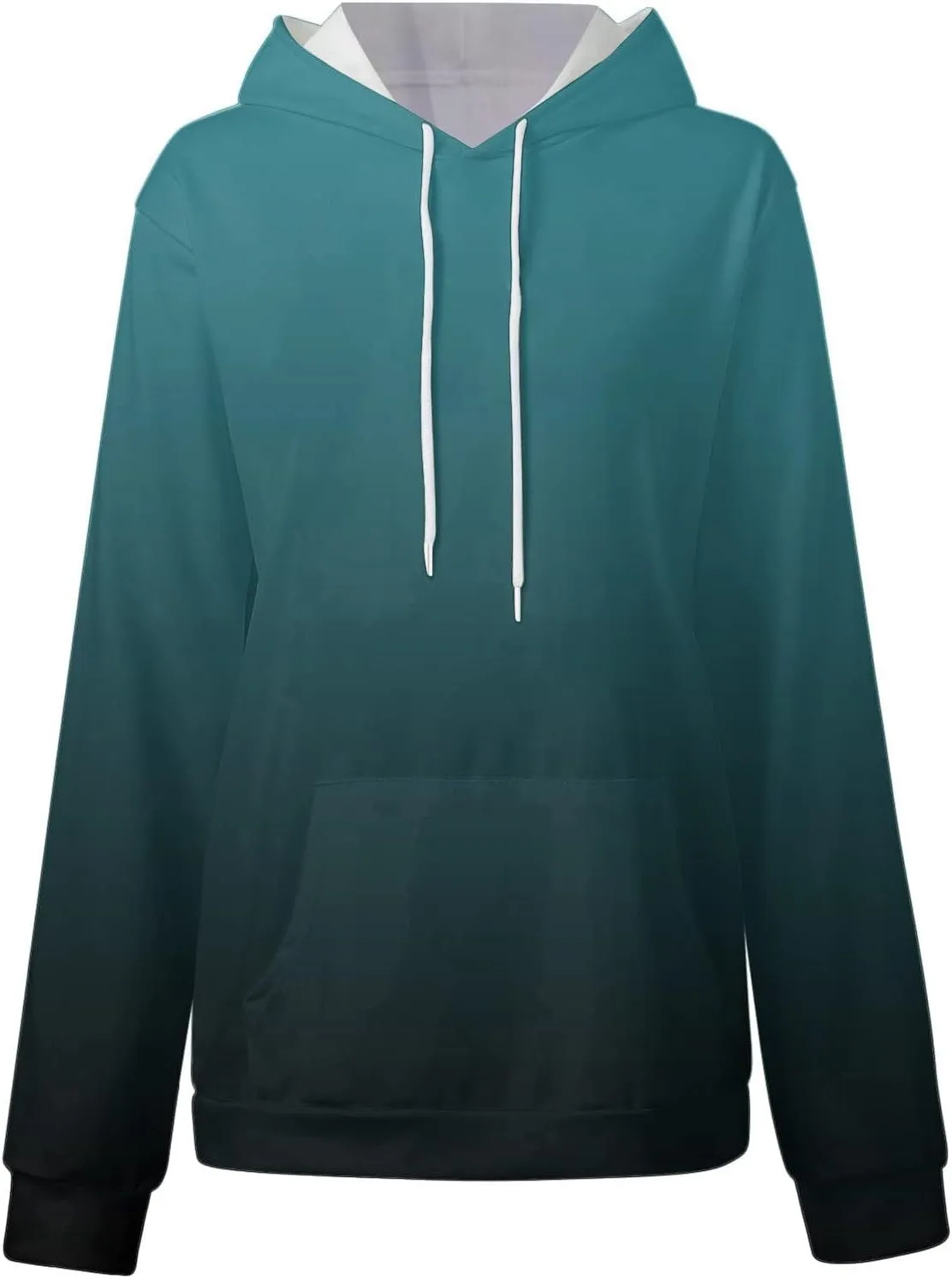 slqdgmryz Womens Oversized Hoodie Plus Size Tie Dye Preppy Swaetshirt with Pockets Comfort Cute Hoodies for Teen Girls