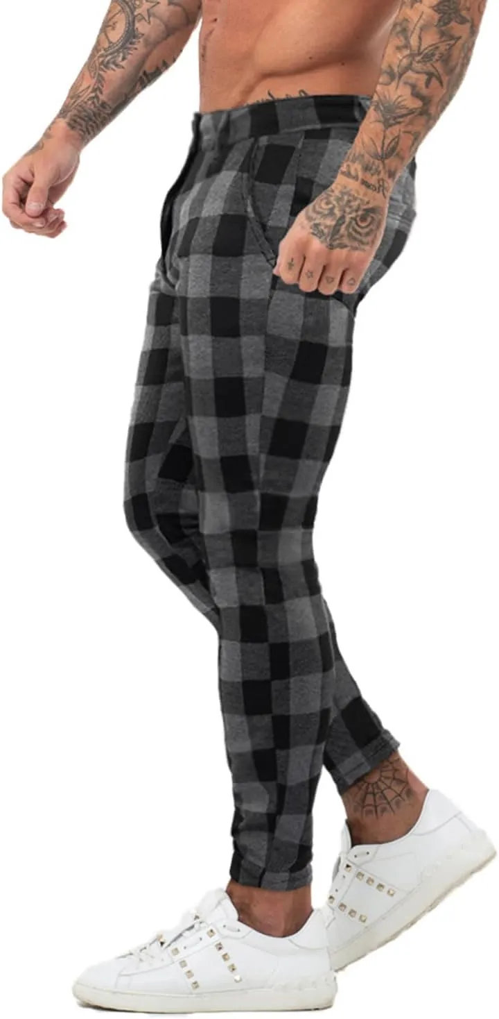 smawell Mens Chinos Skinny Pants Slim Fit Stretch Casual Dress Pants