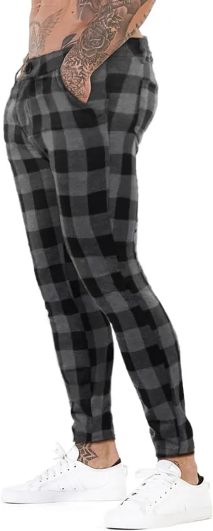 smawell Mens Chinos Skinny Pants Slim Fit Stretch Casual Dress Pants