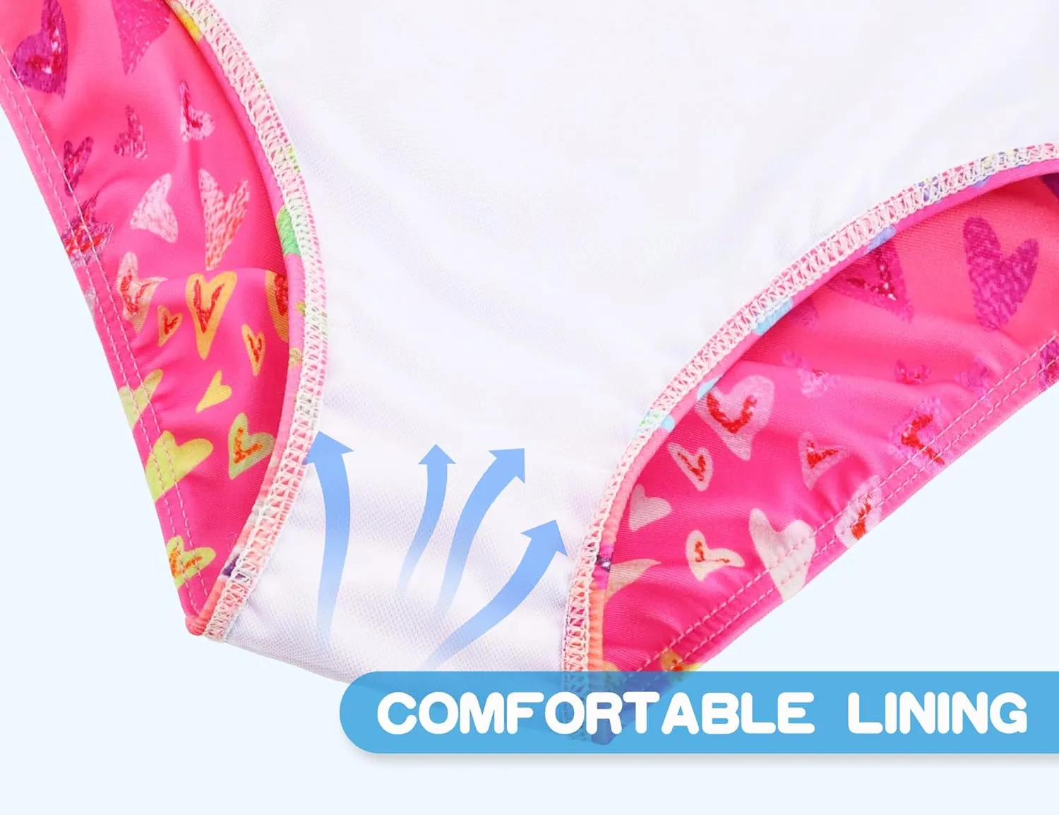 Snowheart Girls Swimsuit One Piece Bathing Suit Kids Quick Dry Shoudler Ruffle Floral Swimwear for 3-12 Years Old