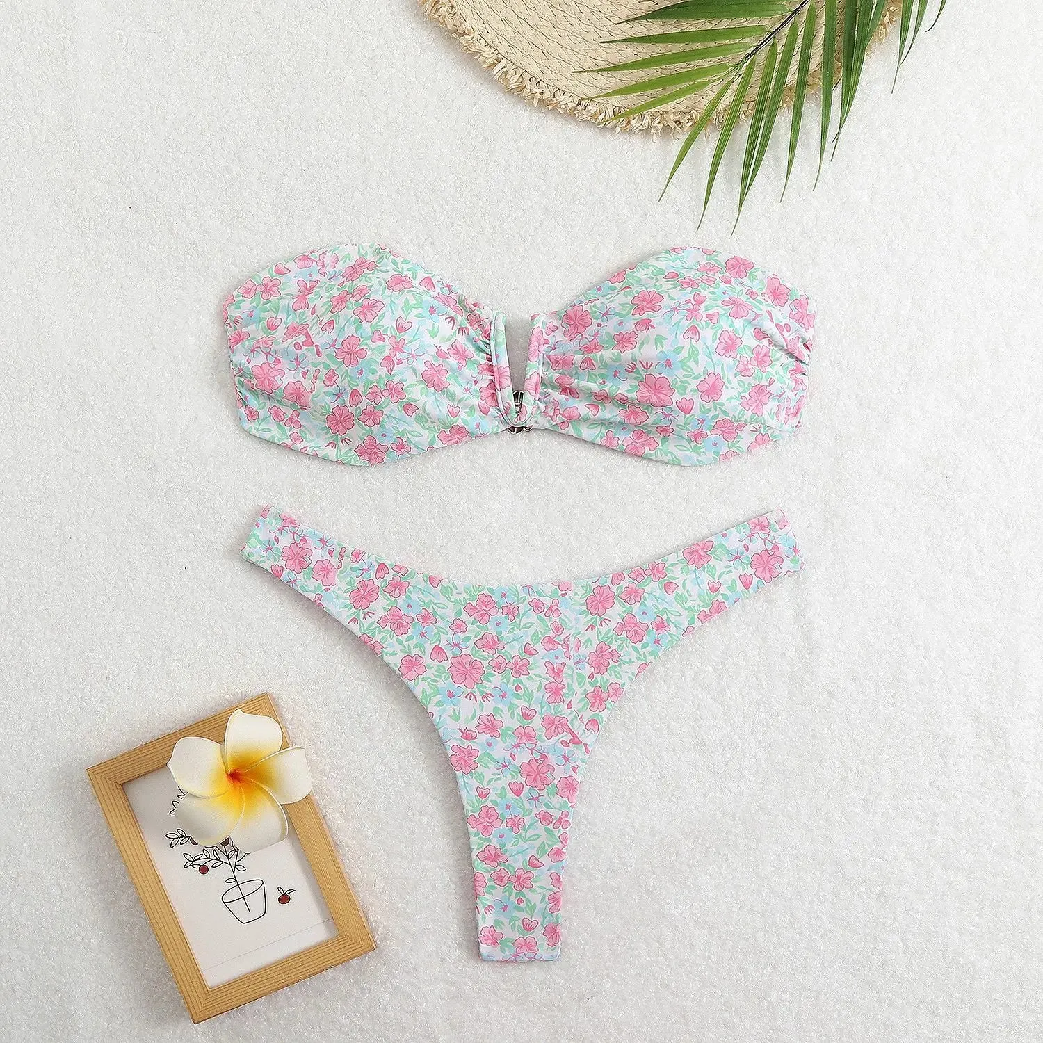 So Cal Floral Strapless