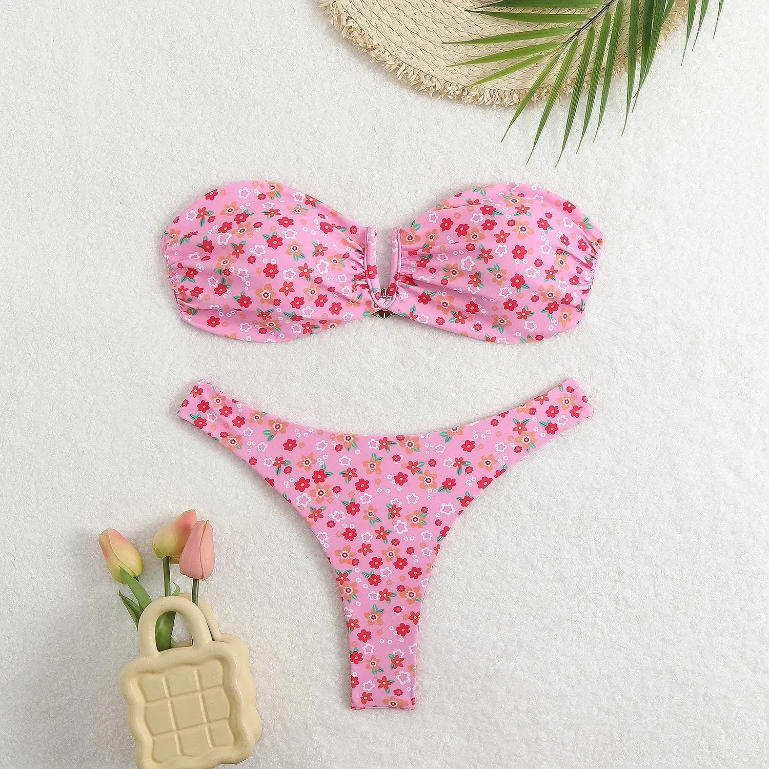 So Cal Floral Strapless