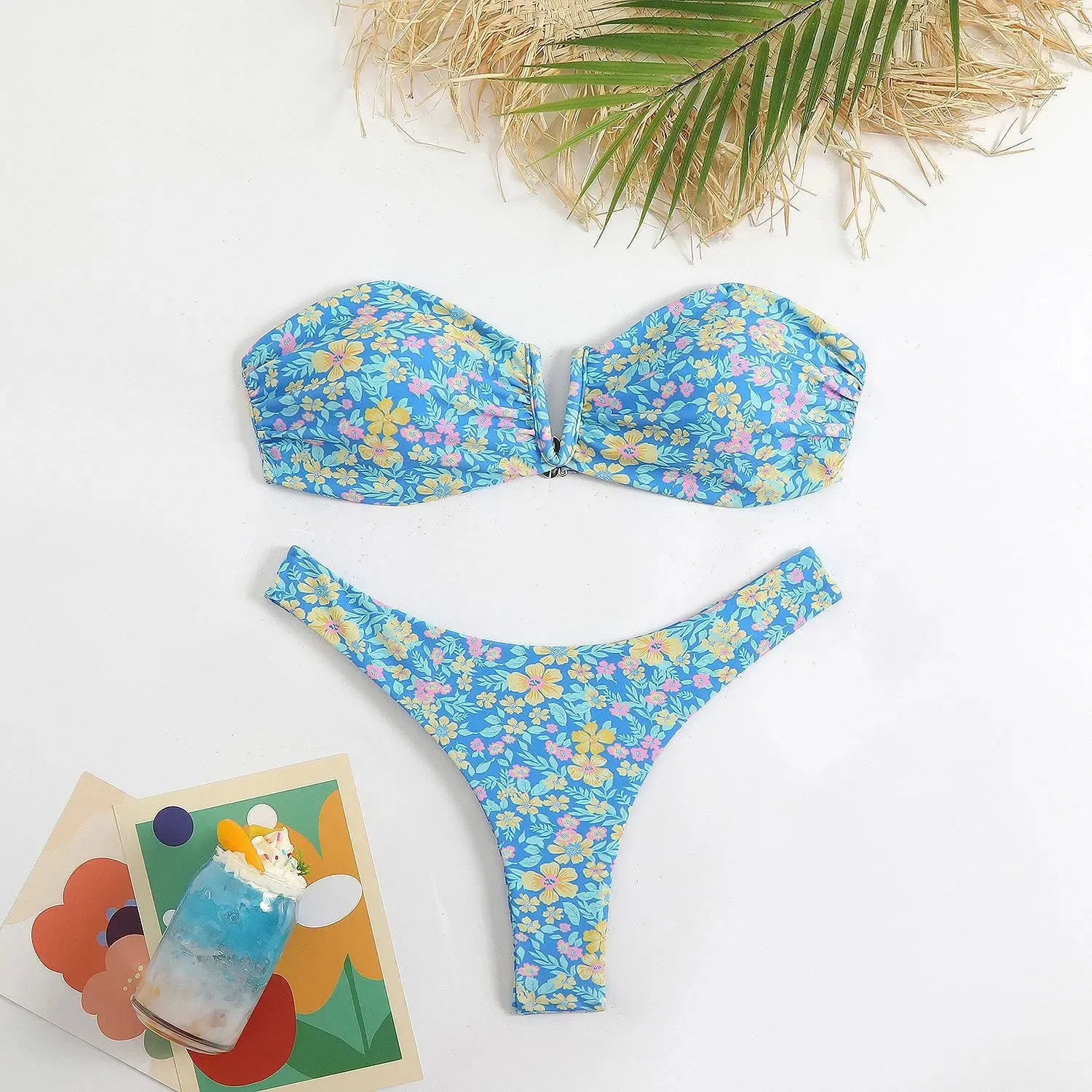 So Cal Floral Strapless