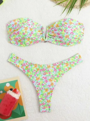 So Cal Floral Strapless