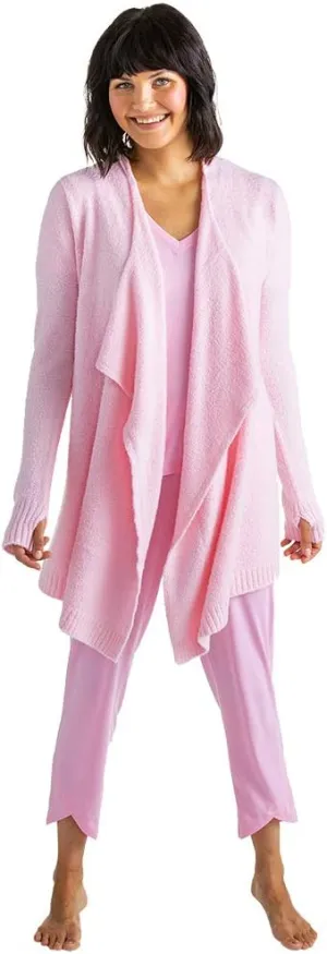 Softies Women's Cozy Cloud Cardigan with Bracelet Thumb Holes