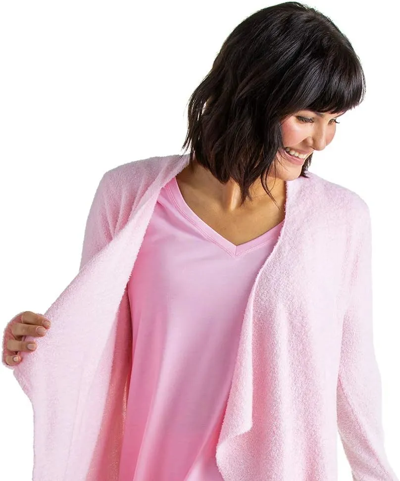 Softies Women's Cozy Cloud Cardigan with Bracelet Thumb Holes