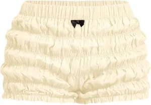 SOLY HUX Women's Ruffle Shorts Y2k Lace Lolita Bloomers Elastic Waist Frill Bottoms Micro Boyshorts