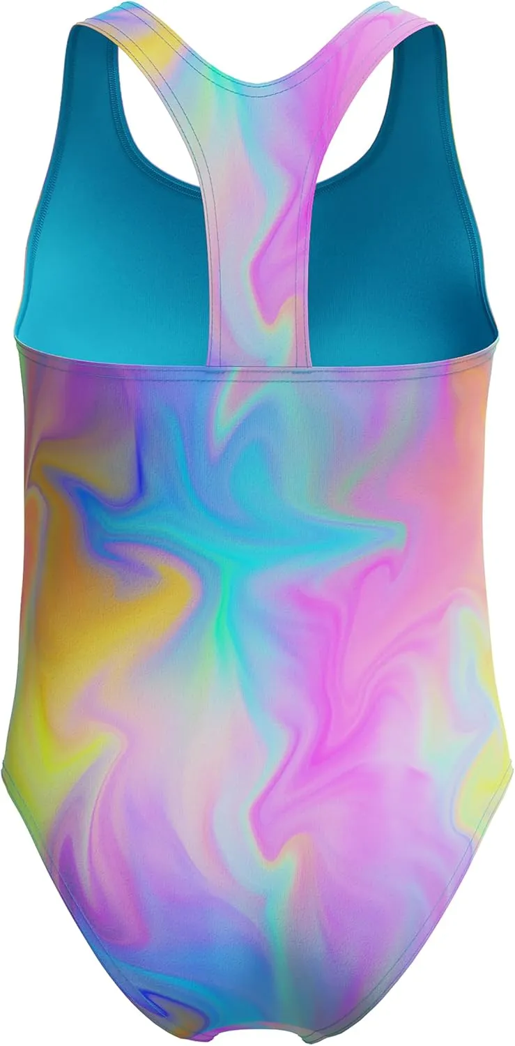 Speedo Girls' Swimsuit One Piece Closed Racerback