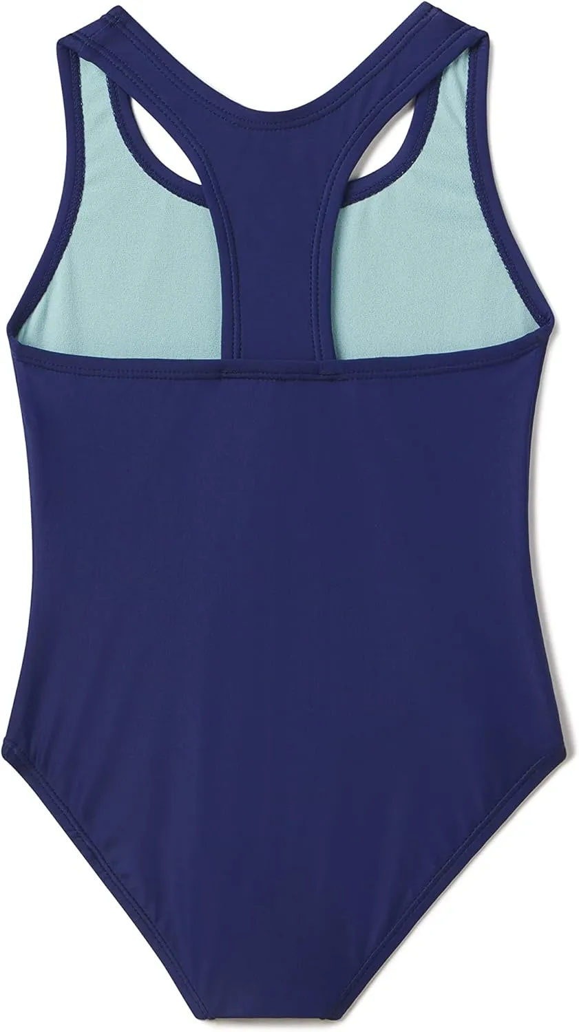 Speedo Girls' Swimsuit One Piece Closed Racerback