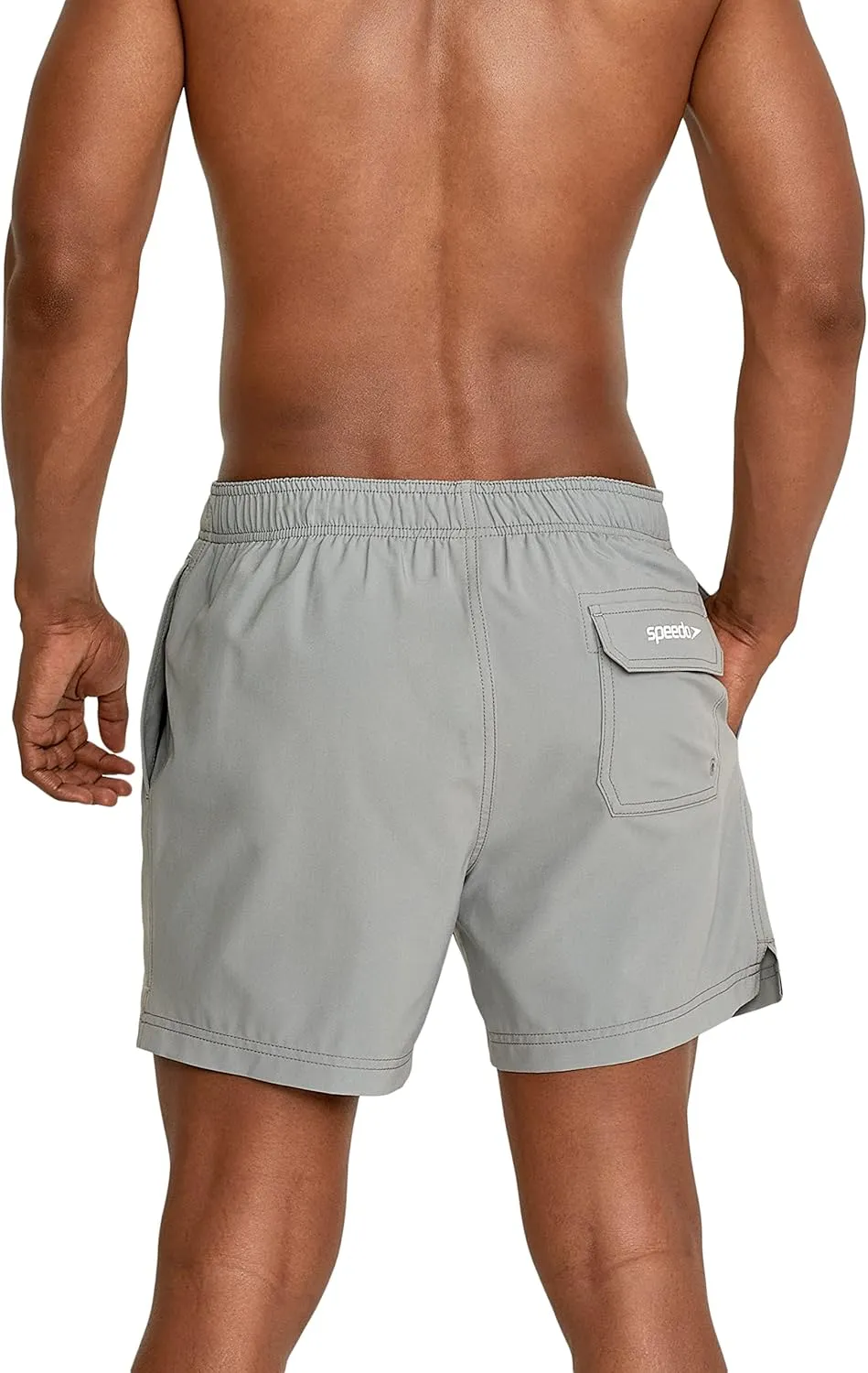 Speedo Men's Swim Trunk Knee Length Volley Comfort Liner Solid