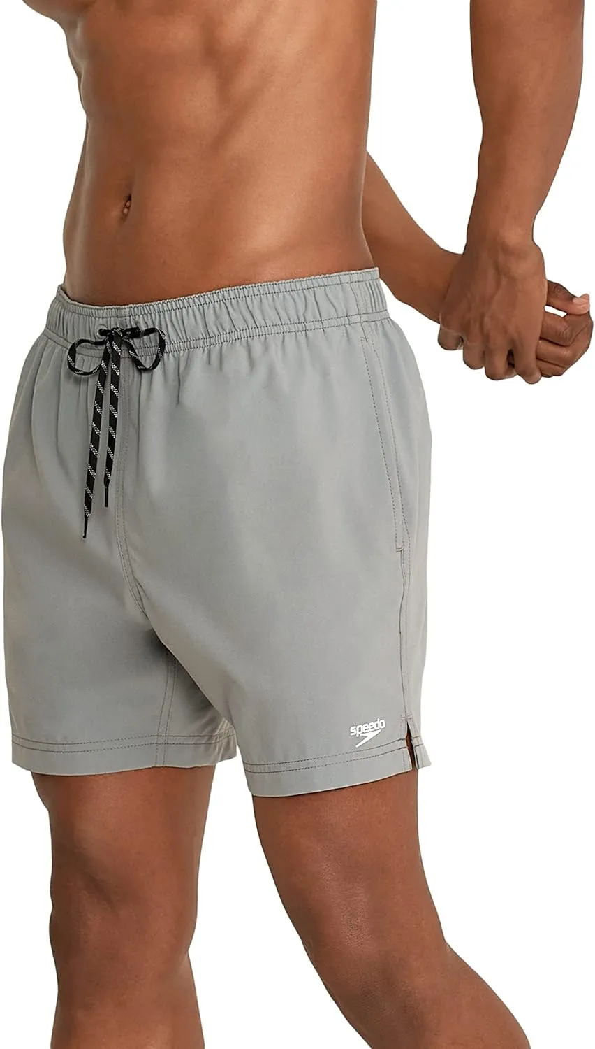 Speedo Men's Swim Trunk Knee Length Volley Comfort Liner Solid