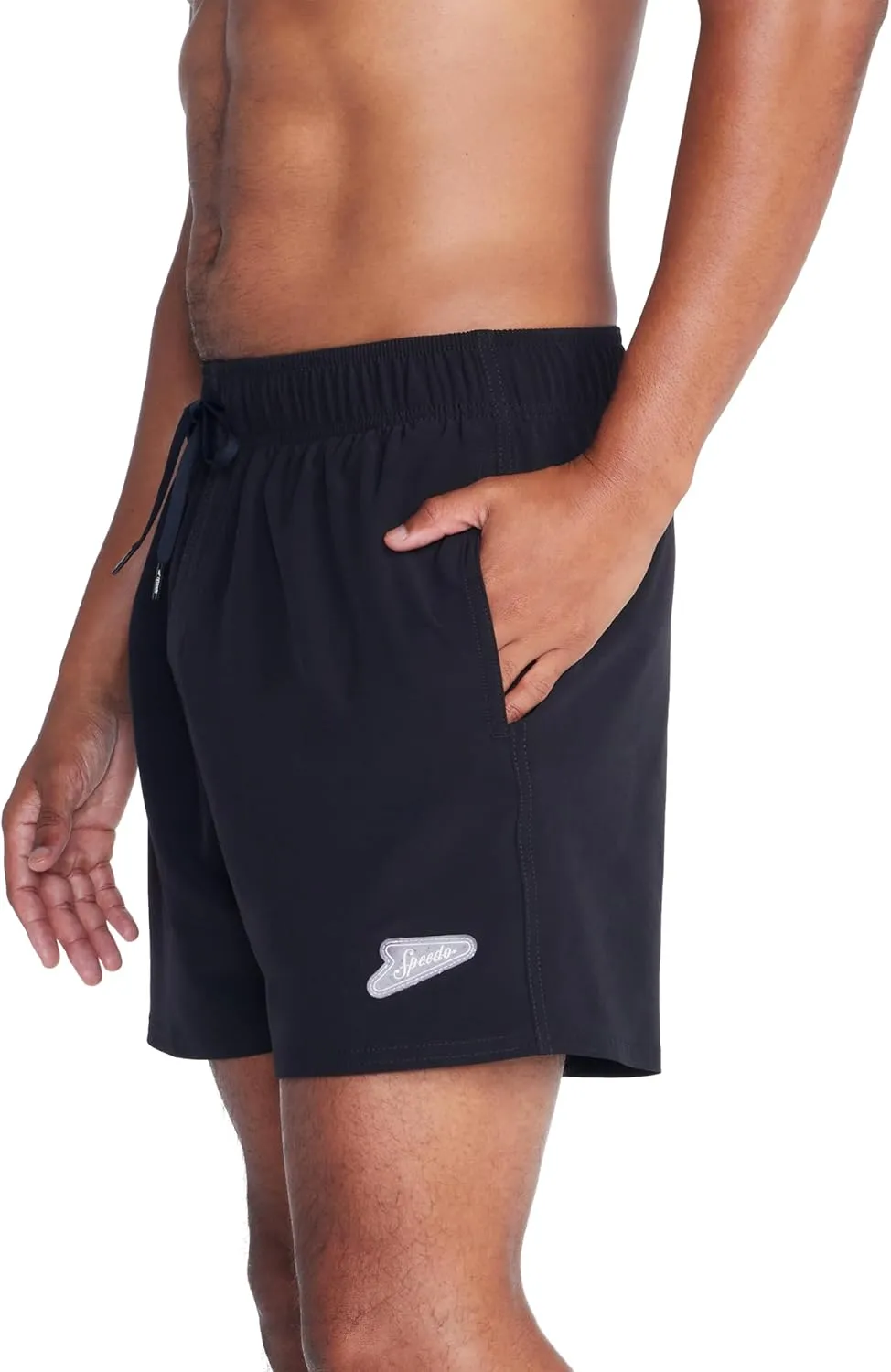 Speedo Men's Swim Trunk Knee Length Volley Comfort Liner Solid
