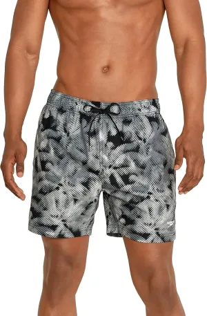 Speedo Men's Swim Trunk Short Length Redondo Comfort Liner Print