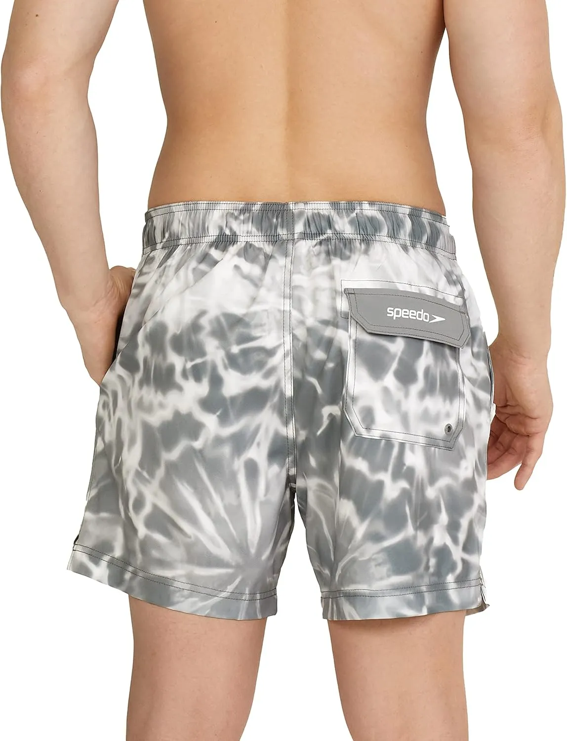 Speedo Men's Swim Trunk Short Length Redondo Comfort Liner Print