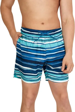 Speedo Men's Swim Trunk Short Length Redondo Comfort Liner Print