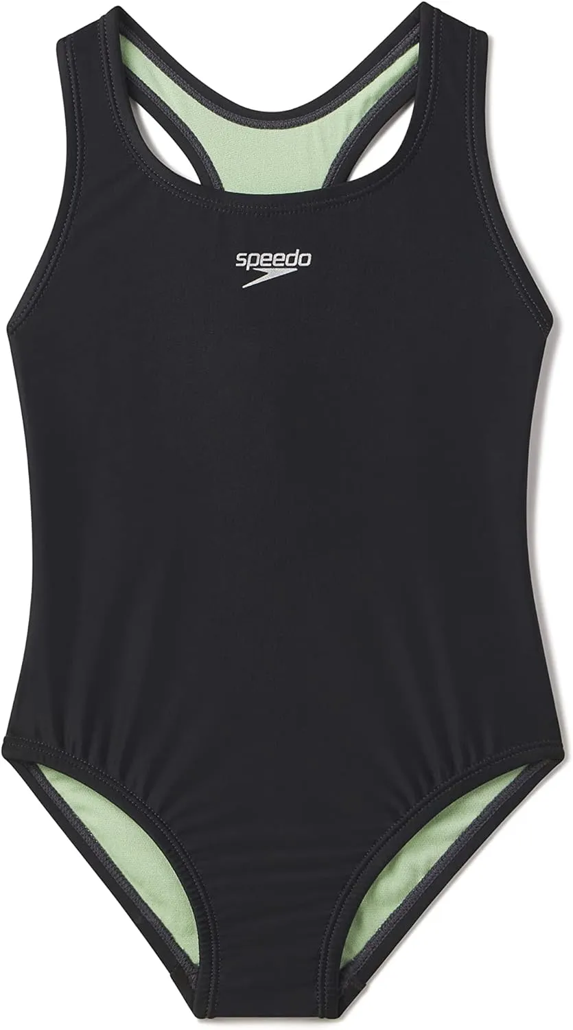Speedo Swimsuit One Piece Closed Racerback