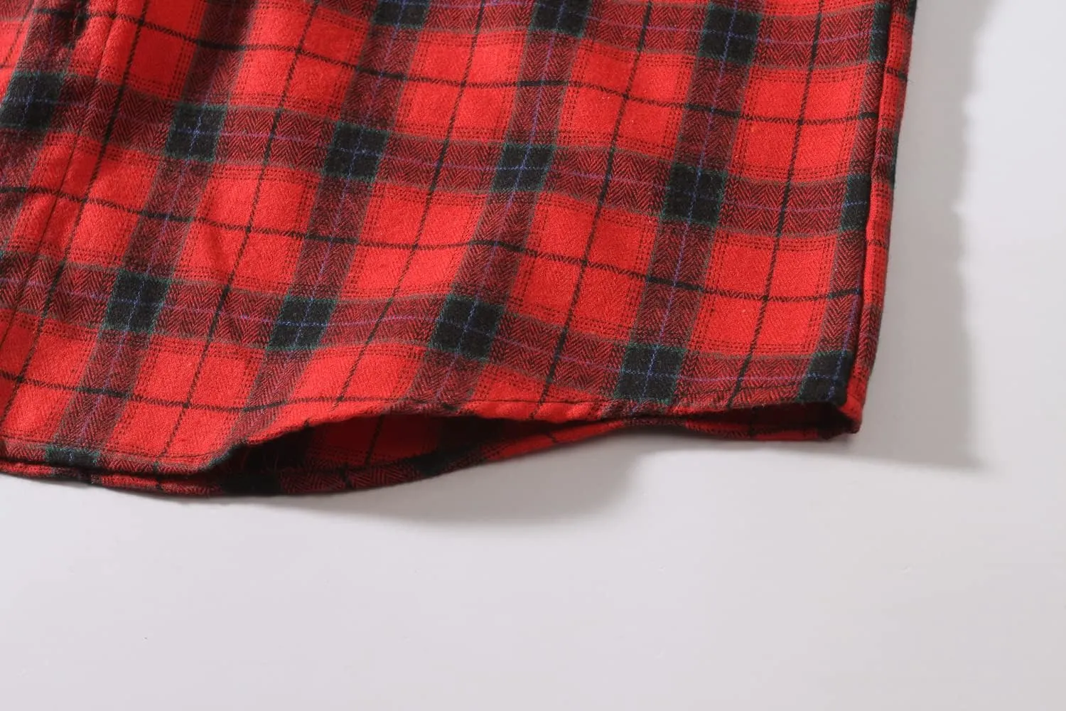 SSLR Flannel Shirt for Men, Long Sleeve Button Down Shirt Plaid Casual