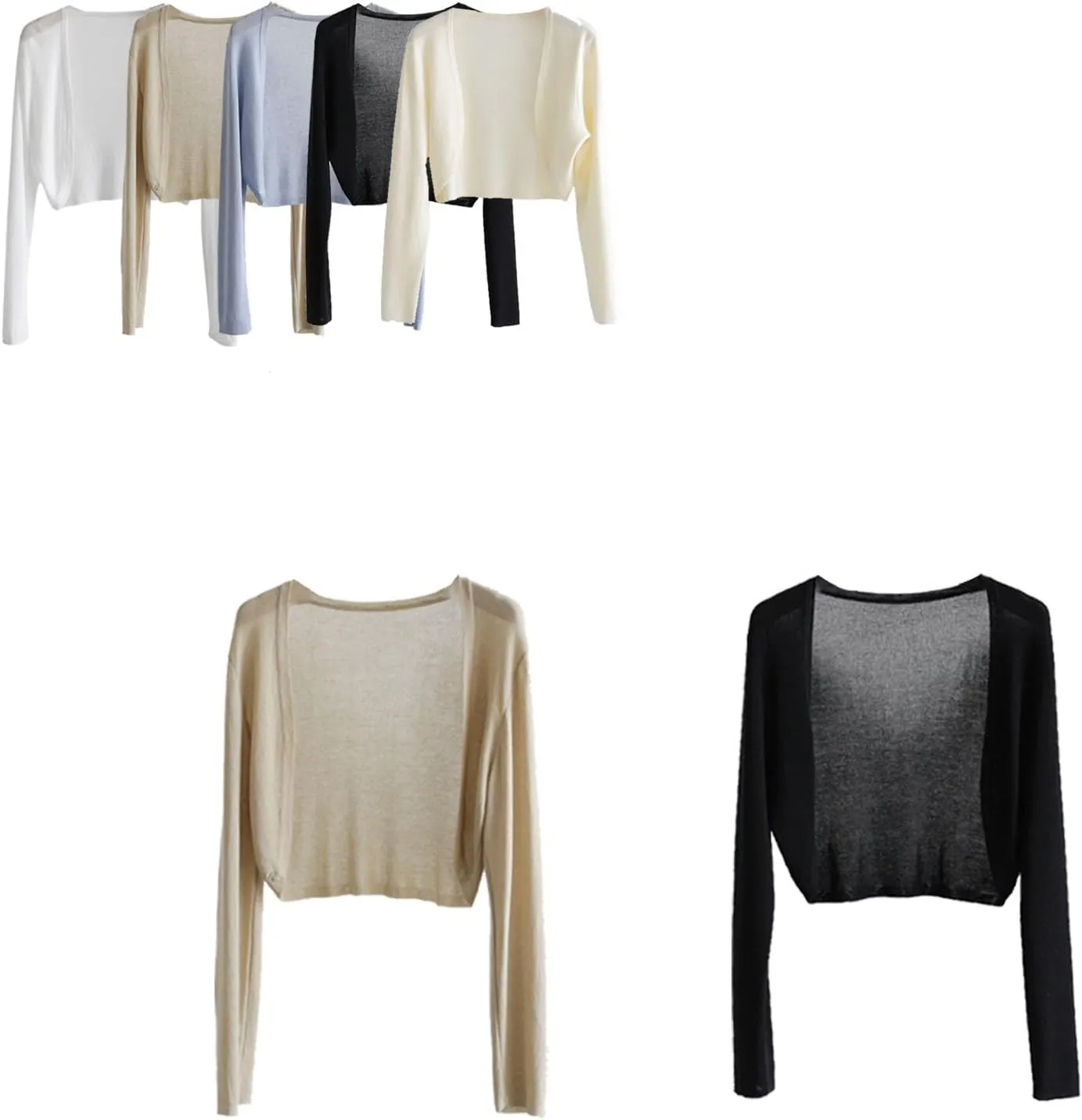 Sun Knit Cardigan Women's Thin Ice Silk Coat Shawl Air-Conditioned Shirt with Slip Skirt