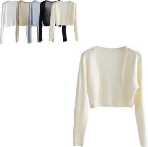 Sun Knit Cardigan Women's Thin Ice Silk Coat Shawl Air-Conditioned Shirt with Slip Skirt
