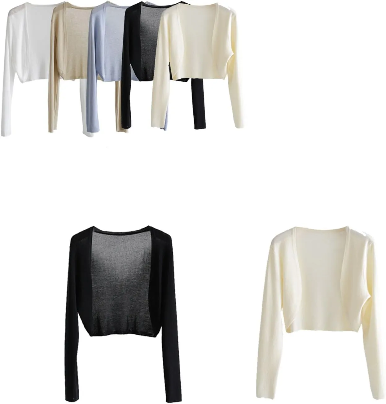 Sun Knit Cardigan Women's Thin Ice Silk Coat Shawl Air-Conditioned Shirt with Slip Skirt