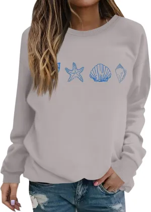 Sweat Shirts Women Long Sleeve Oversized Hoodies Sweaters Pullover Winter Fall Casual Comfy Outfits Fashion Y2K Clothes