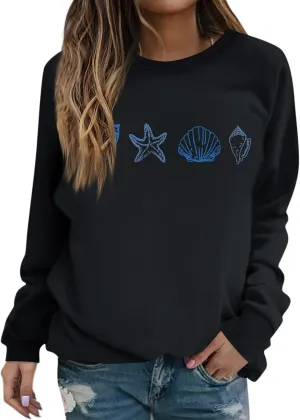 Sweat Shirts Women Long Sleeve Oversized Hoodies Sweaters Pullover Winter Fall Casual Comfy Outfits Fashion Y2K Clothes