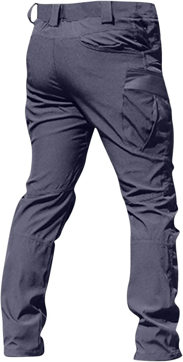 Tactical Cargo Pants Men's Ripstop Cargo Pants Tactical Pants for Men Outdoor Waterproof Hiking Pants with Multi Pockets
