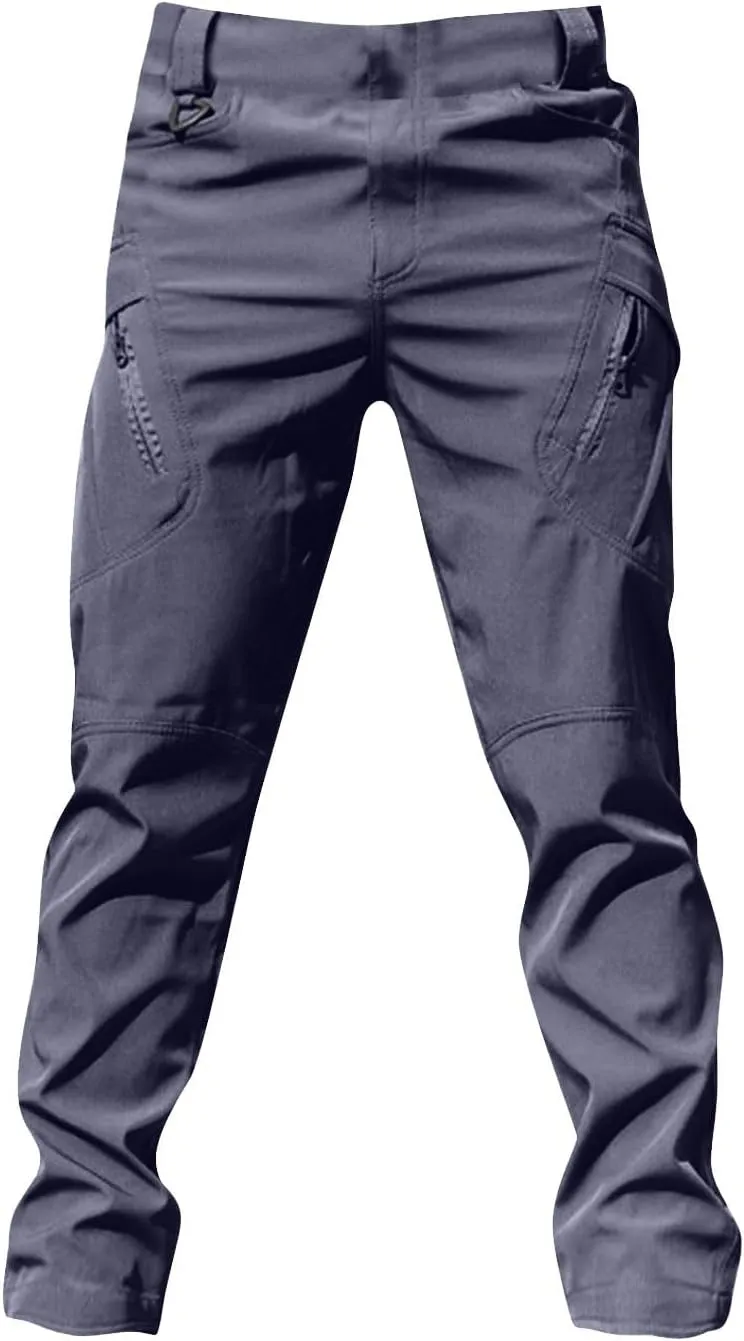 Tactical Cargo Pants Men's Ripstop Cargo Pants Tactical Pants for Men Outdoor Waterproof Hiking Pants with Multi Pockets